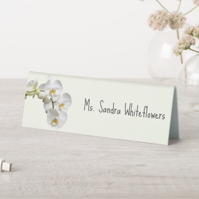 Orchid Wedding Place Card Seating With Name (In SItu (Table))
