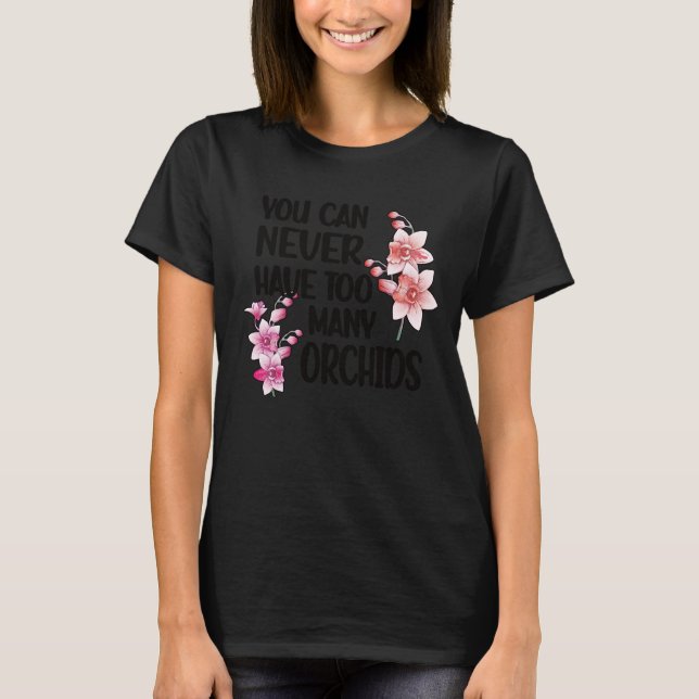 Orchid Whisperer Orchid Plant Grower Orchid Lover T-Shirt (Front)