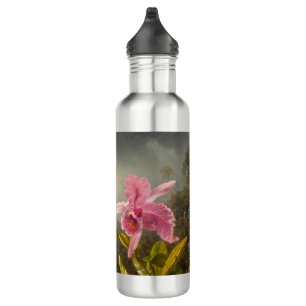 Orchid with Two Hummingbirds Heade 710 Ml Water Bottle