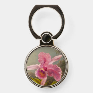Orchid with Two Hummingbirds Heade Phone Ring Stand