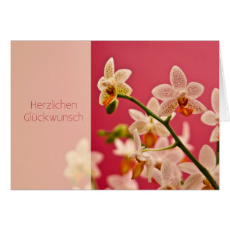 Orchidee • Geburtstagskarte