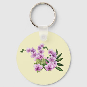 Orchideen Blumen orchids flowers Key Ring