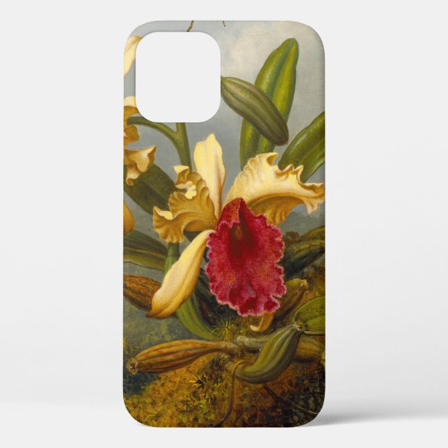 Orchids and Hummingbird Heade Case-Mate iPhone Case (Back)