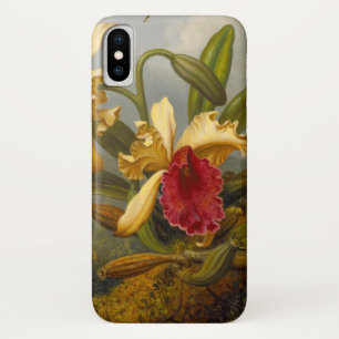 Orchids and Hummingbird Heade iPhone X Case