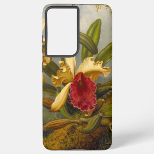Orchids and Hummingbird Heade Samsung Galaxy Case