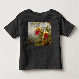 Orchids and Hummingbird Heade Toddler T-Shirt