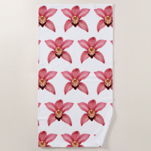 Orchids Beach Towel