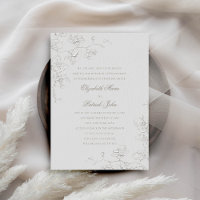 Orchids Bliss Ivory Formal Traditional Wedding