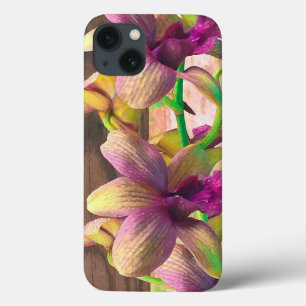 Orchids Blooming iPhone 13 Case