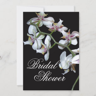 Orchids Bridal Shower Invitation