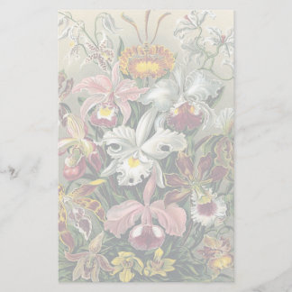 Orchids by Ernst Haeckel Stationery