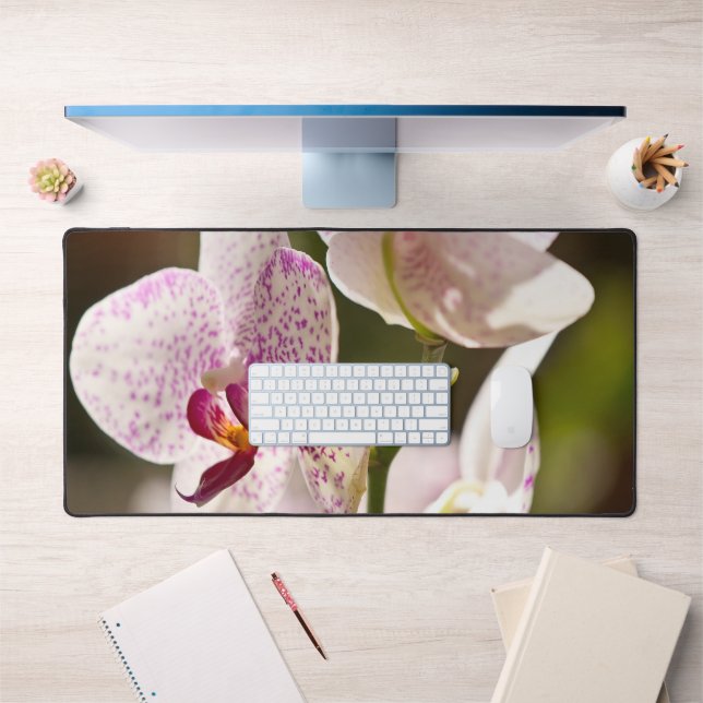 Orchids by Shirley Taylor Desk Mat (Office 1)