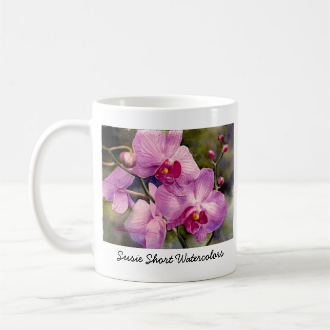 Orchids Coffee Mug (Left)