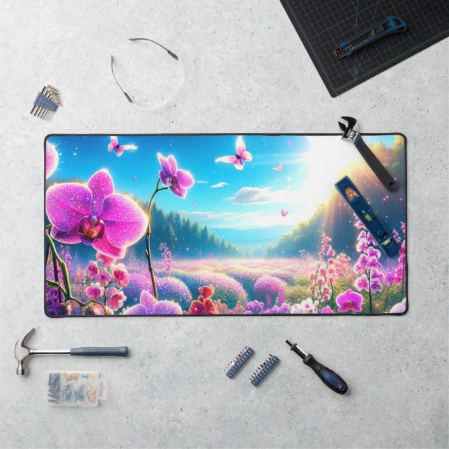 Orchids Desk Mat (Workstation)