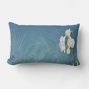 Orchids & Ferns Lumbar Cushion