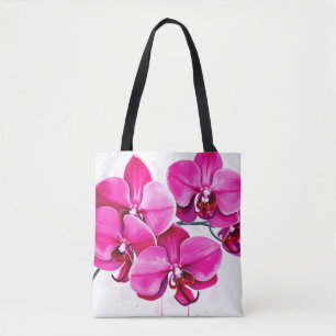 Orchids in Magenta and Purple Tote Bag