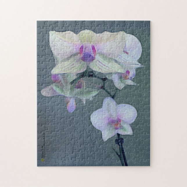 Orchids in Shades of Purple Jigsaw Puzzle (Vertical)