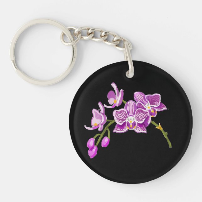 Orchids Key Ring (Front)