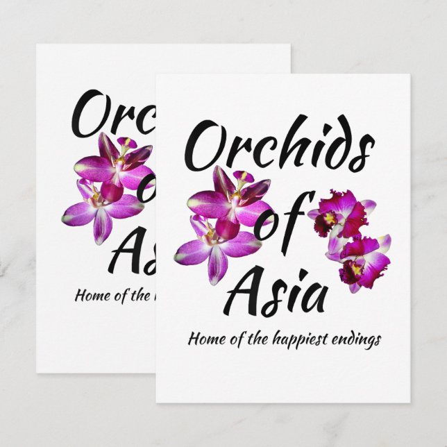 Orchids of Asia Announcement (Front/Back)