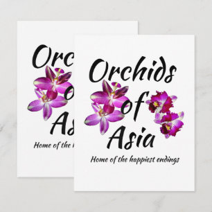 Orchids of Asia Card