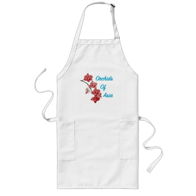 Orchids of Asia Day Spa Long Apron (Front)