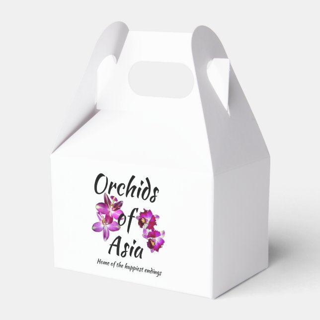 Orchids of Asia Favour Box (Front Side)