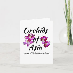 Orchids of Asia Holiday Card