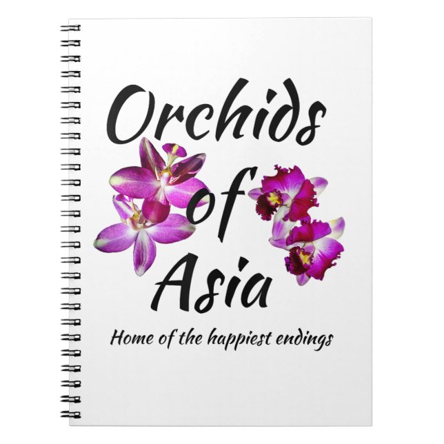 Orchids of Asia Notebook (Front)