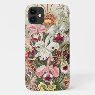 Orchids, Orchideae Denusblumen by Ernst Haeckel iPhone 11 Case