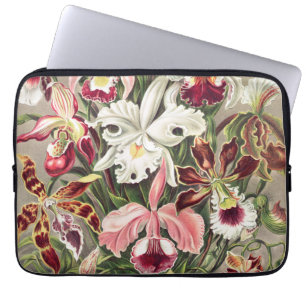 Orchids, Orchideae Denusblumen by Ernst Haeckel Laptop Sleeve