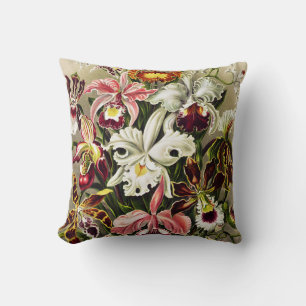 Orchids, Orchideae Denusblumen Ernst Haeckel  Cushion