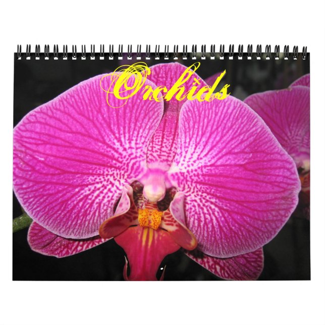 Orchids photography calendar (Cover)