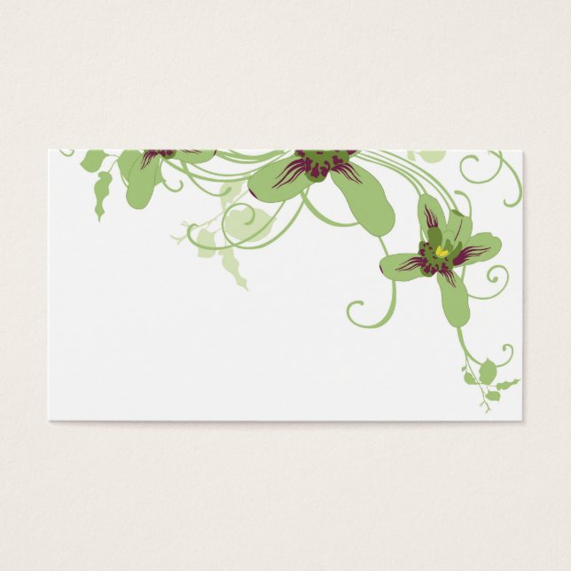 Orchids Profile Card (Front)