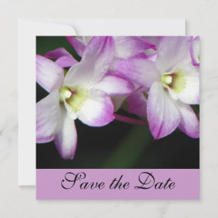 Orchids Save the Date Invitation