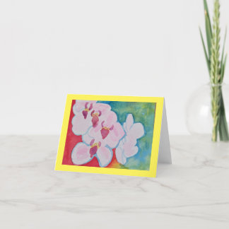 Orchids Thank You Card