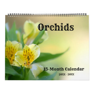 Orchids Wall Calendar