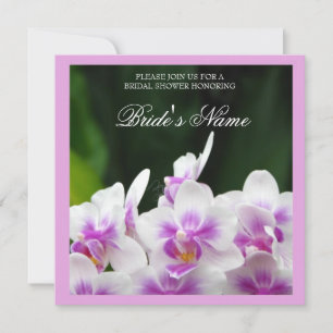 Orchids Wedding Shower Invitation