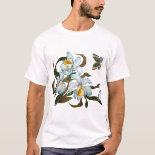 orchids white bouquet transparent background T-Shirt