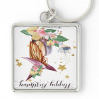 Orchids Witch and Stars Happy Birthday