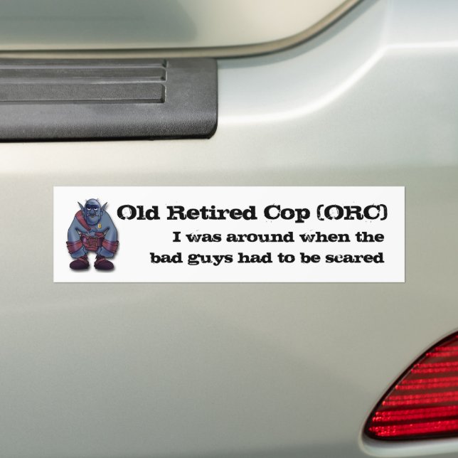 ORCs Bumper Sticker (On Car)