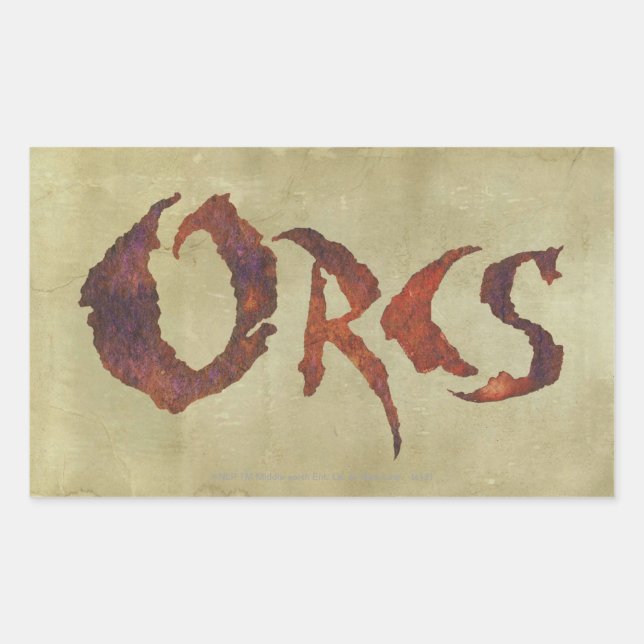 Orcs Rectangular Sticker (Front)
