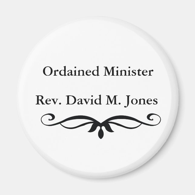 ORDAINED MINISTER GIFTS MAGNET (Front)