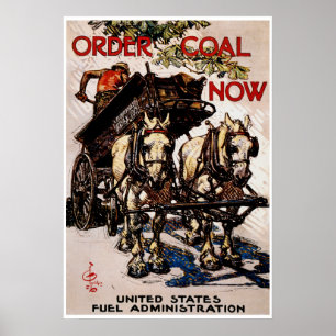 Order Coal Now Poster