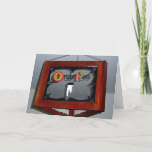 "Order Here" Get Well Card