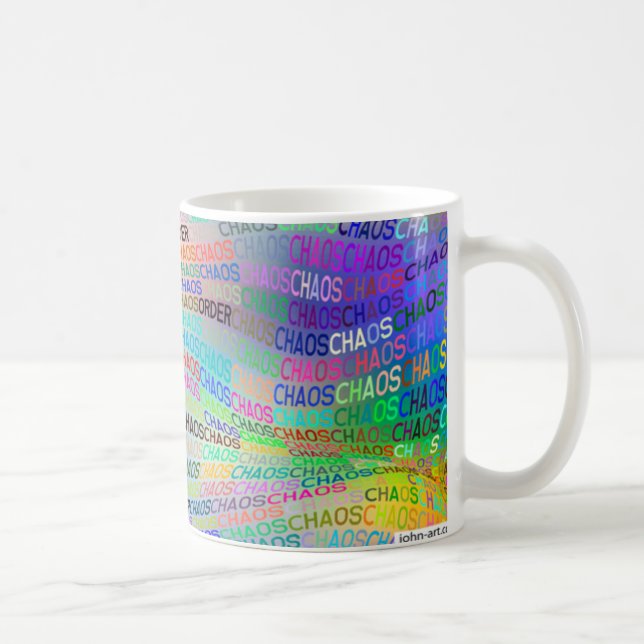 order into chaos coffee mug (Right)