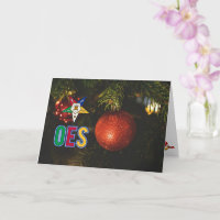 Order of Eastern Star Christmas Card