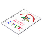 Order of eastern Star Spiral Notebook