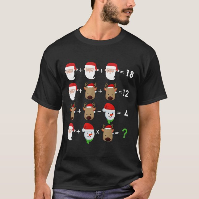 Order of Operations Quiz Funny Math Teacher Christ T-Shirt (Front)