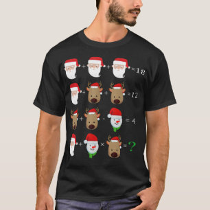 Order of Operations Quiz Math Teacher Christmas be T-Shirt