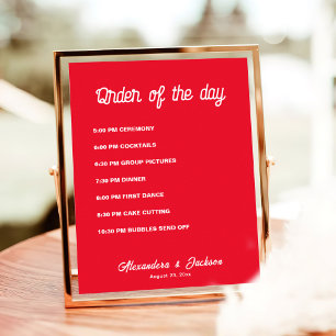 Order Of the date Poster